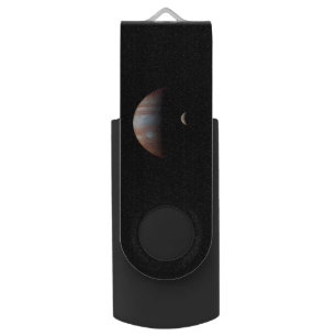 Jupiter Gas Giant Planet & Io Galilean Moon Flash Drive
