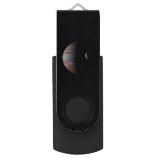 Jupiter Gas Giant Planet & Io Galilean Moon Flash Drive