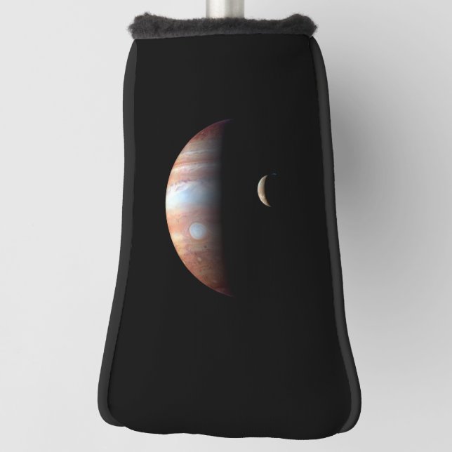 Jupiter Gas Giant Planet & Io Galilean Moon Golf Head Cover (Rotate 90)