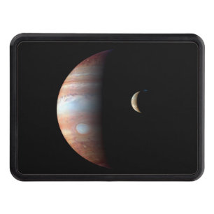 Jupiter Gas Giant Planet & Io Galilean Moon Hitch Cover