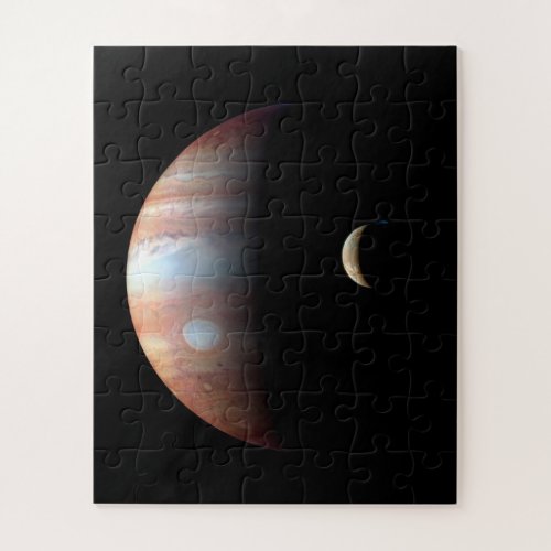 Jupiter Gas Giant Planet  Io Galilean Moon Jigsaw Puzzle