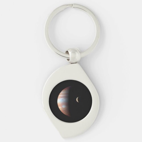 Jupiter Gas Giant Planet  Io Galilean Moon Keychain