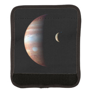 Jupiter Gas Giant Planet & Io Galilean Moon Luggage Handle Wrap