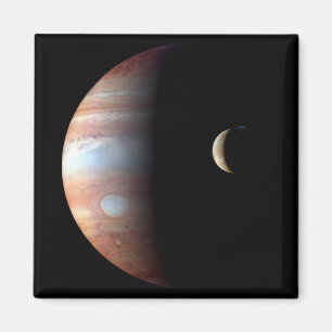 Jupiter Gas Giant Planet & Io Galilean Moon Magnet