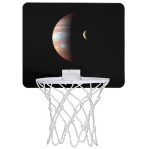 Jupiter Gas Giant Planet & Io Galilean Moon Mini Basketball Hoop