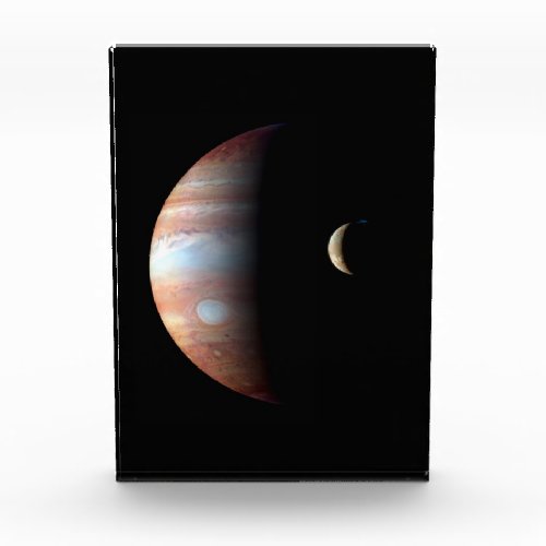 Jupiter Gas Giant Planet  Io Galilean Moon Photo Block