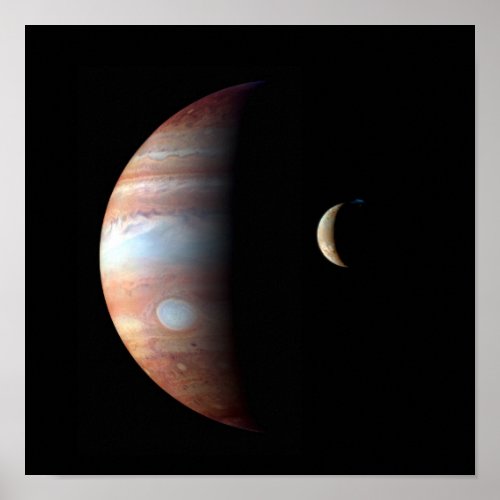Jupiter Gas Giant Planet  Io Galilean Moon Poster
