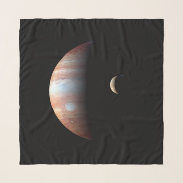 Jupiter Gas Giant Planet & Io Galilean Moon Scarf (Front)