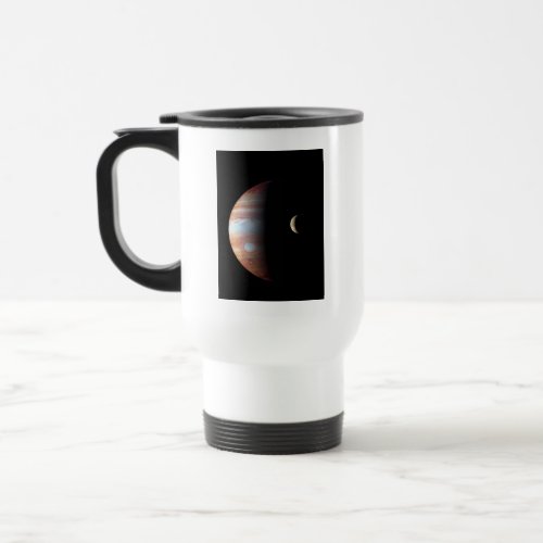 Jupiter Gas Giant Planet  Io Galilean Moon Travel Mug