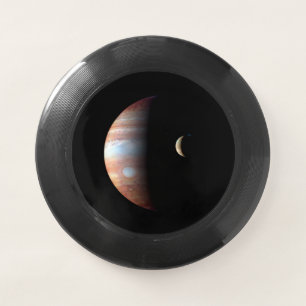 Jupiter Gas Giant Planet & Io Galilean Moon Wham-O Frisbee