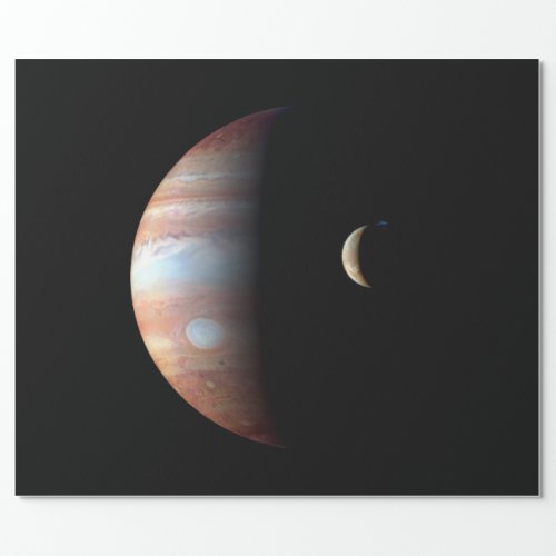 Jupiter Gas Giant Planet  Io Galilean Moon Wrapping Paper