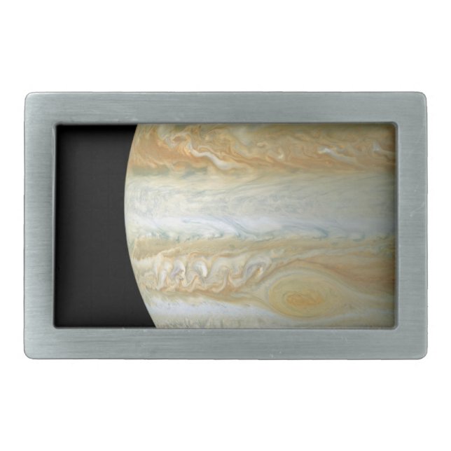 Jupiter Hemisphere Rectangular Belt Buckle (Front)