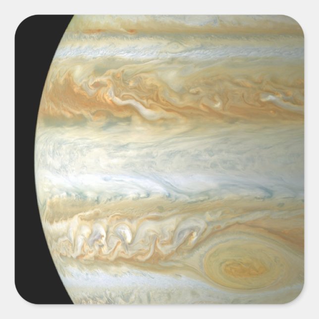 Jupiter Hemisphere Square Sticker (Front)