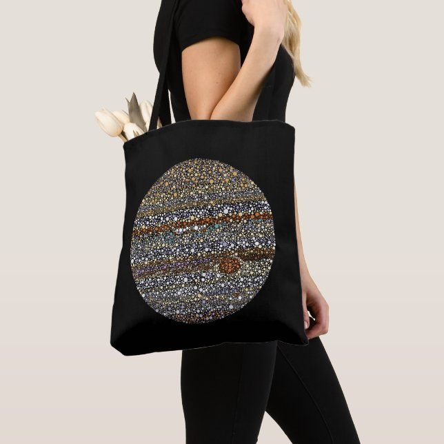 Jupiter In Dots Tote Bag (Close Up)