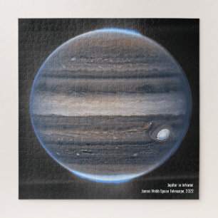 Jupiter in Infrared, James Webb Space Telescope Jigsaw Puzzle