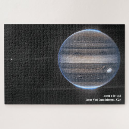 Jupiter in Infrared James Webb Space Telescope Jigsaw Puzzle