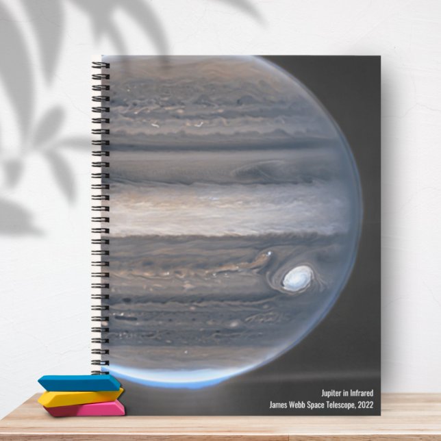 Jupiter in Infrared, James Webb Space Telescope Notebook (Creator Uploaded)