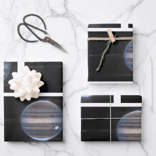 Jupiter in Infrared, James Webb Space Telescope Wrapping Paper Sheets