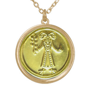 JUPITER IN SAGITTARIUS TALISMAN GOLD PLATED NECKLACE
