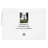 Jupiter Inlet Lighthouse Cards (Back Horizontal)
