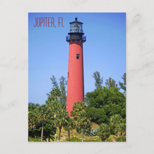 Jupiter Inlet Lighthouse, Jupiter, Florida Postcard (Front)