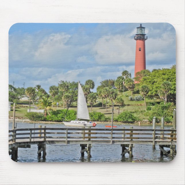 Jupiter Inlet Lighthouse Mouse Pad (Front)