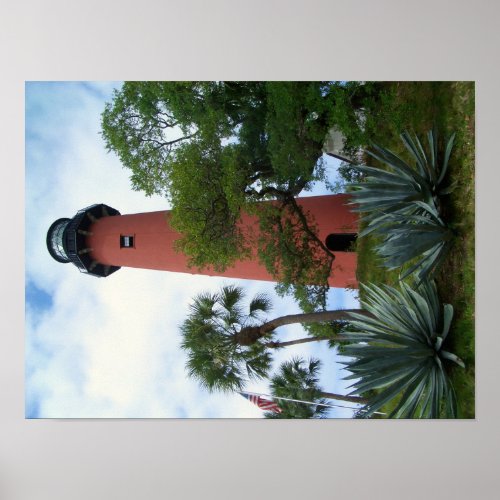Jupiter Inlet Lighthouse  Museum Jupiter Florida Poster