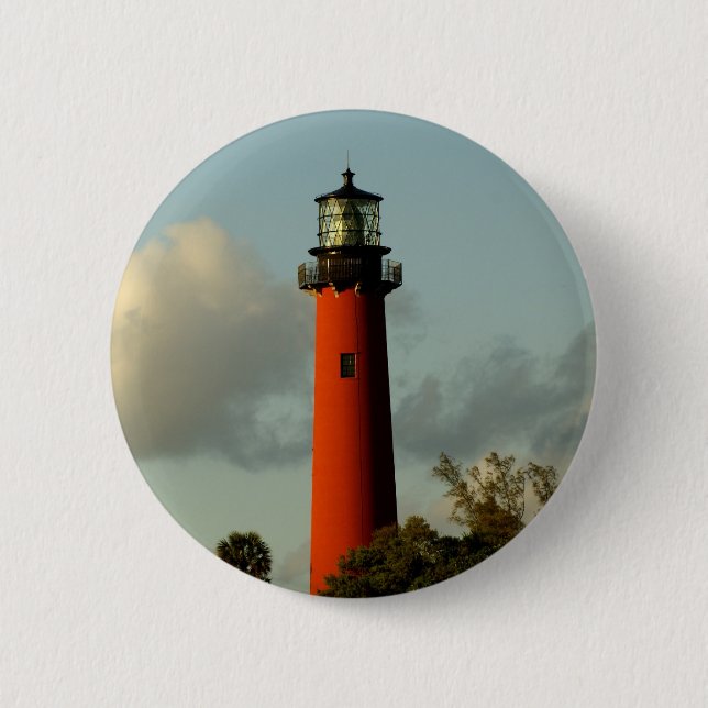 Jupiter Inlet Lighthouse Pinback Button (Front)