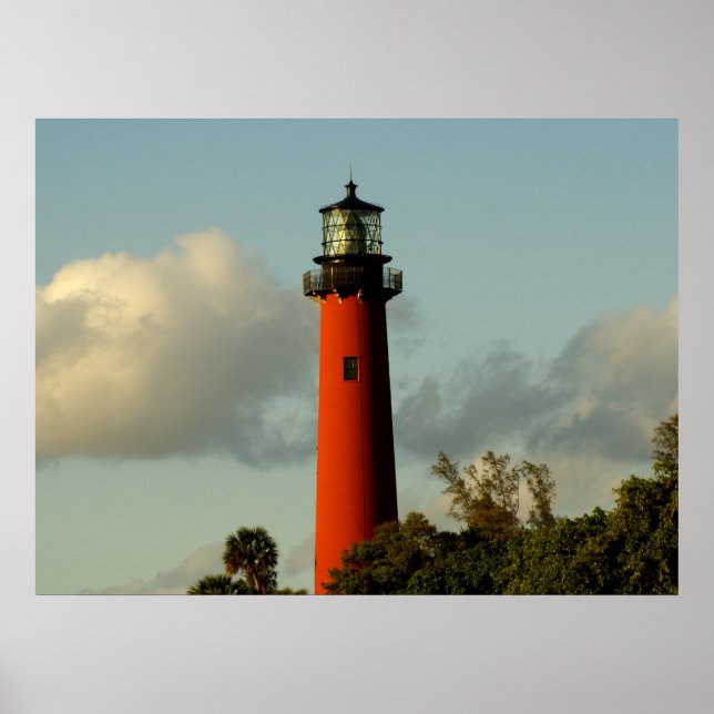 Jupiter Inlet Lighthouse Poster (Front)