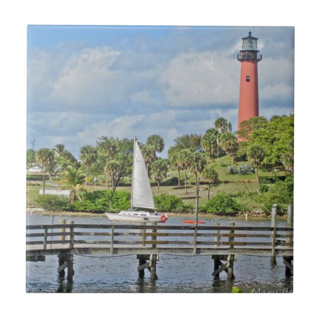 Jupiter Inlet Lighthouse Tile (Front)