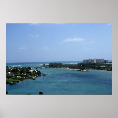 Jupiter Inlet_View from Lighthouse Poster