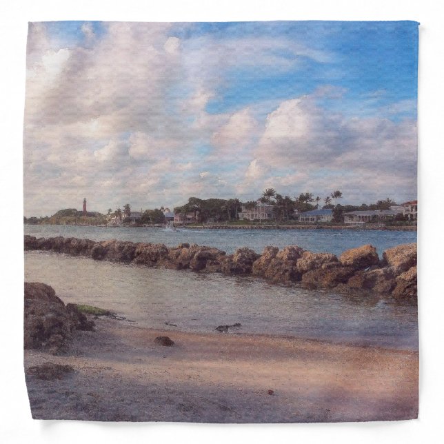 Jupiter Inlet, Winter Afternoon Bandana (Front)