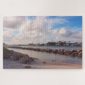 Jupiter Inlet, Winter Afternoon Jigsaw Puzzle