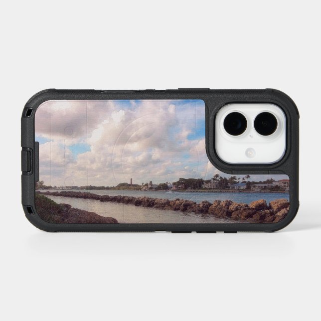 Jupiter Inlet, Winter Afternoon Otterbox iPhone Case (Back Horizontal)