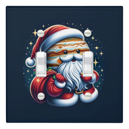 Jupiter Jolly Old St Nick Santa Claus Astrology Light Switch Cover