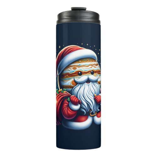 Jupiter Jolly Old St Nick Santa Claus Astrology Thermal Tumbler