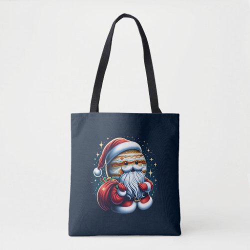 Jupiter Jolly Old St Nick Santa Claus Astrology Tote Bag