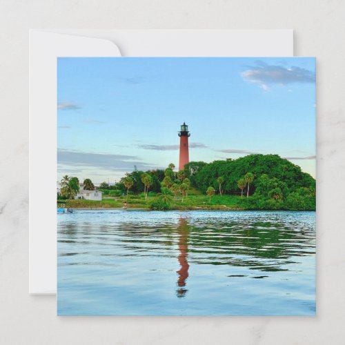 Jupiter Lighthouse Flat Card