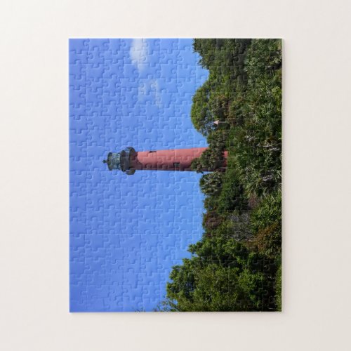 Jupiter Lighthouse in Jupiter Florida created into Jigsaw Puzzle