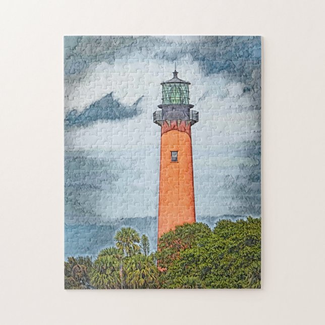 Jupiter Lighthouse Jigsaw Puzzle (Vertical)