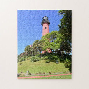 Jupiter Lighthouse on a Jigsaw Puzzle
