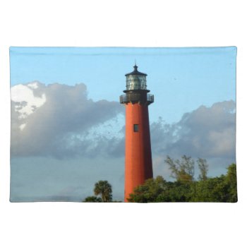 Jupiter Lighthouse Placemat by lighthouseenthusiast at Zazzle