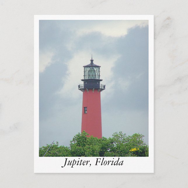 Jupiter Lighthouse Postcard (Front)
