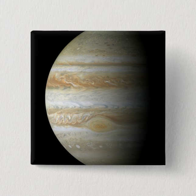 Jupiter mosiac button (Front)