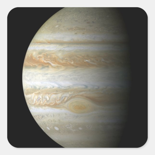 Jupiter mosiac square sticker (Front)