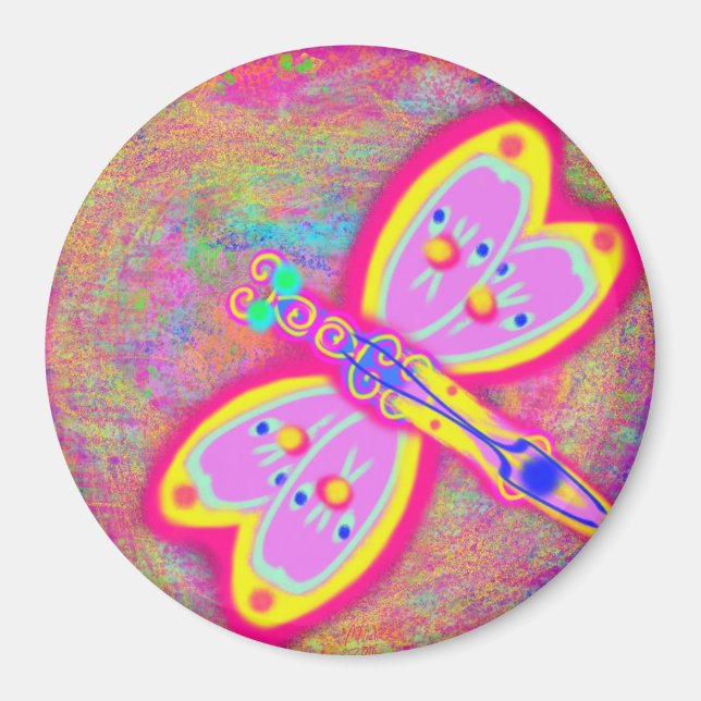 Jupiter Moth by Power Flower Magnet (Front)