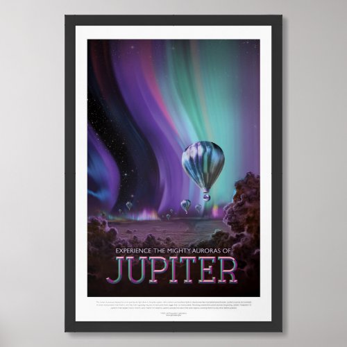 Jupiter  NASA Visions of the Future Framed Art