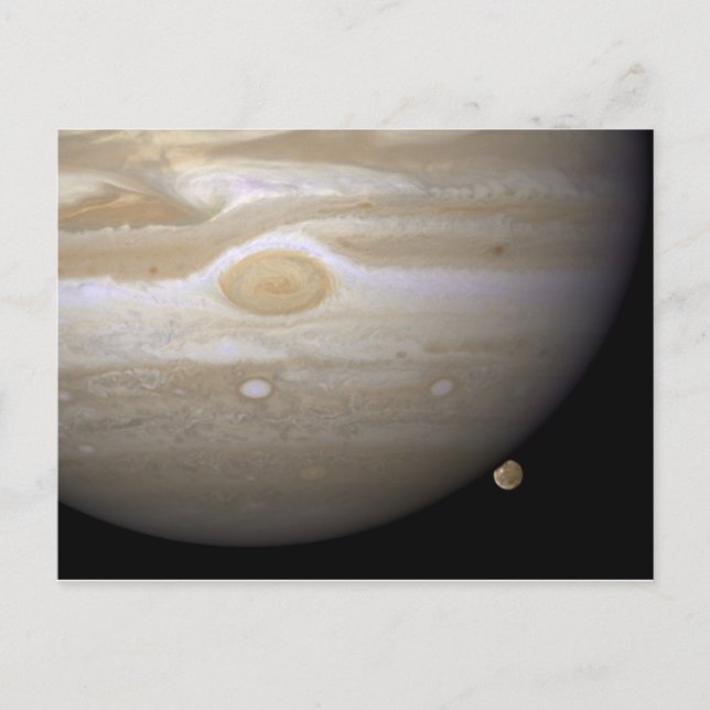 Jupiter occults Ganymede Postcard (Front)
