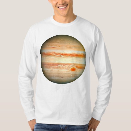 Jupiter Planet Gas Giant Astronomy Fan Space Galax T_Shirt