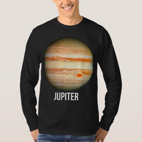 Jupiter Planet Gas Giant Astronomy Fan Space Galax T_Shirt